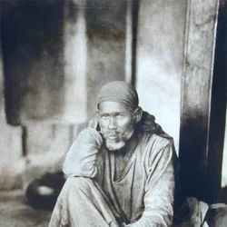 A rare photograph of Baba of Shirdi