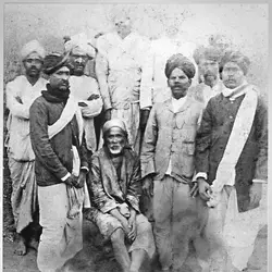 A rare photograph of Baba of Shirdi