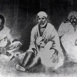 A rare photograph of Baba of Shirdi