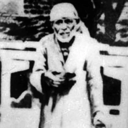 A rare photograph of Baba of Shirdi