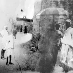 A rare photograph of Baba of Shirdi